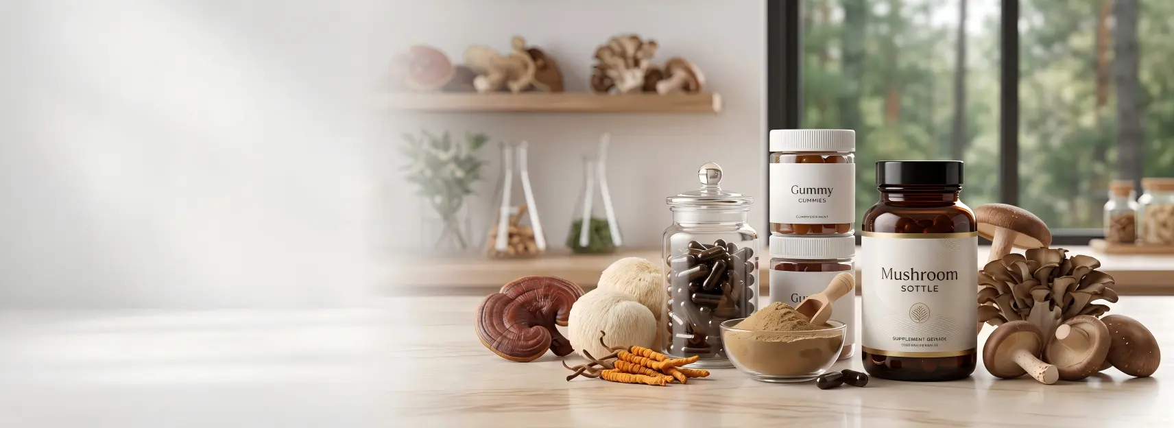 functional mushroom immune supplements