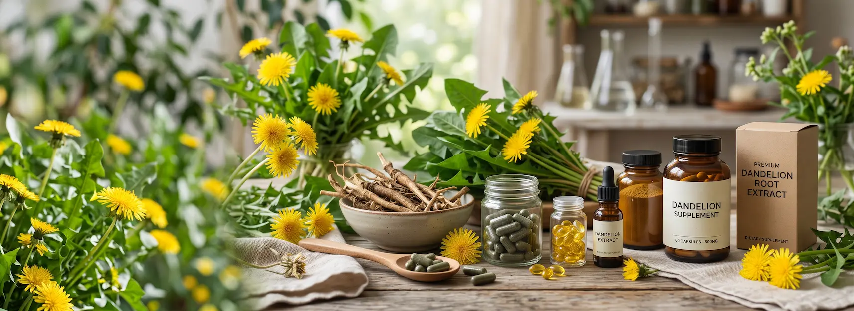 Dandelion Supplement Manufacturing