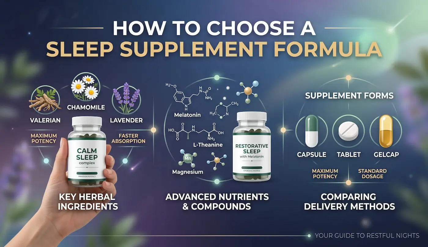 how to choose a sleep supplement formula