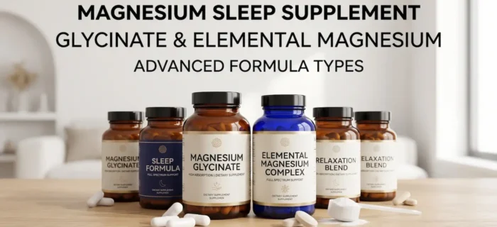 magnesium sleep supplement glycinate elemental magnesium & formula types