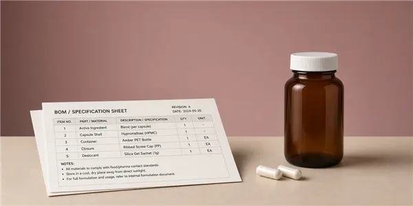 I have a formula — BOM and finished bottle